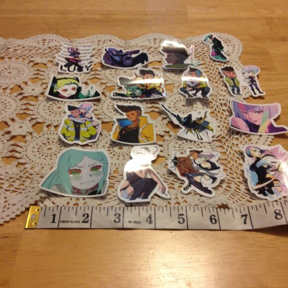 Cyberpunk Edgerunner cellphone stickers bundle - Picture 2 of 8